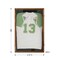 HBCY Creations Jersey Display Case - Solid Wood with UV Treated Acrylic Window - Anti-Theft Lock with 2 Keys - For All Types of Jerseys
